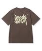 Brown Bless Tag Tee - Dark Brown