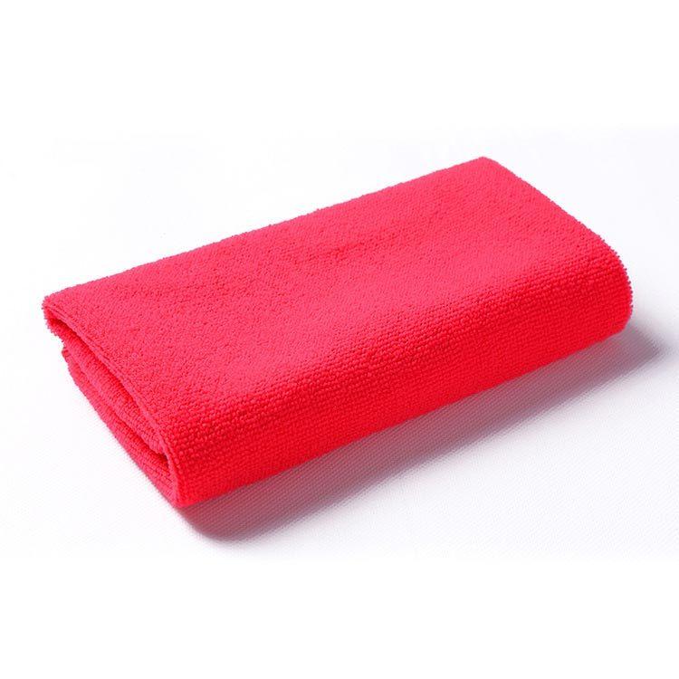 25*25cm Car Wash Towel Soft Microfiber Fiber Buffing Fleece Car Wash Towel Absorbent Dry Cleaning Kit
