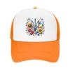 Ukrainian Trident Tryzub Ukraine Mesh Baseball Cap Adult Sport Trucker Worker Cap Dad Hat Sports Cap Summer Trucker Hats