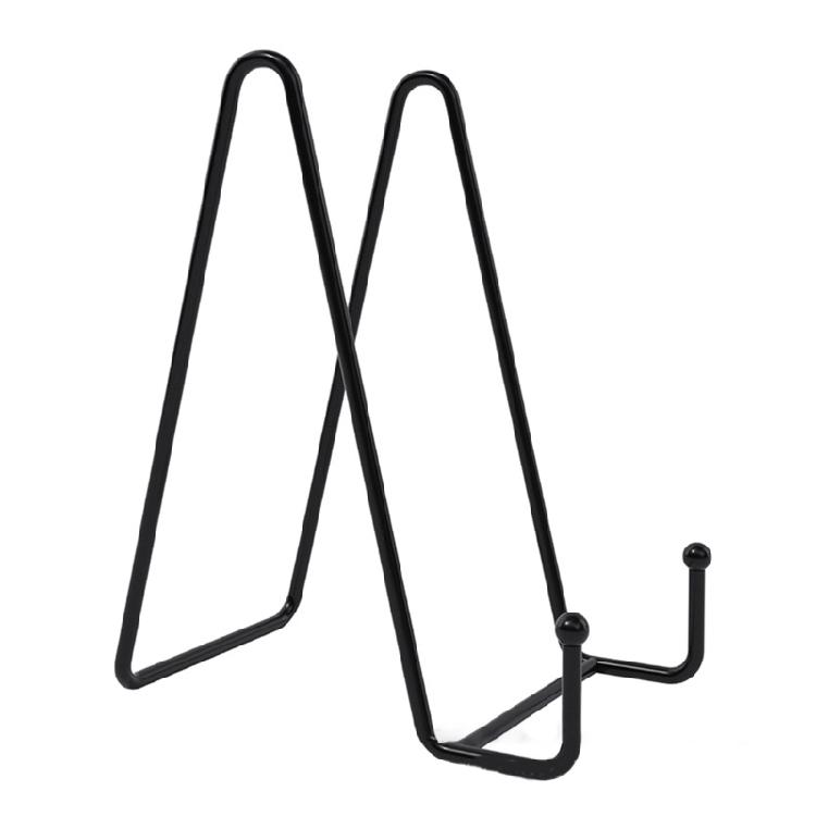 Elegant Magazine Display Stand Iron Art Dish Rack Photo Picture Frame Oil Painting Shelf for Countertop