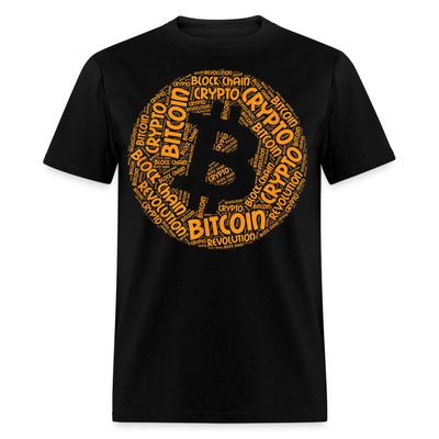 Bitcoin Krypto Revolution T-Shirt Kryptowährung BTC Block Chain T-Shirt Größe S-6XL