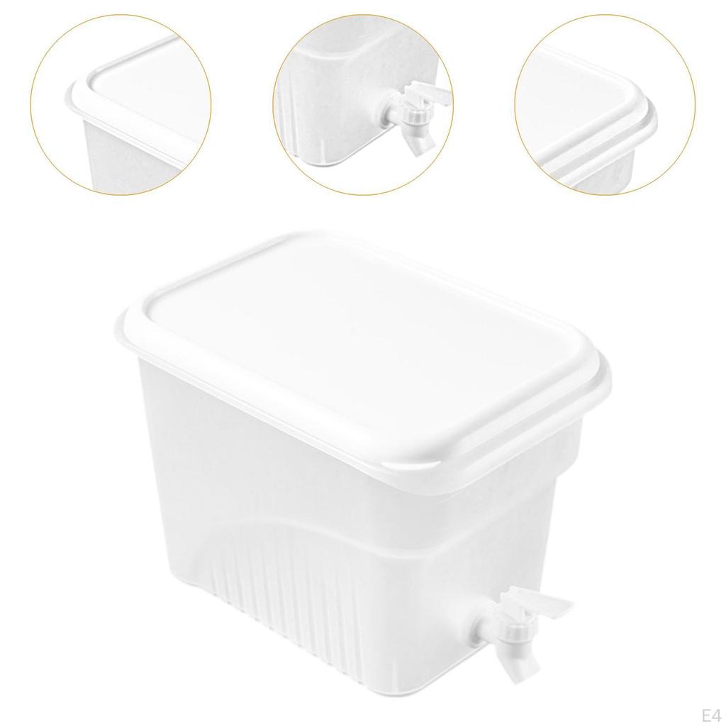 Drink Juice Dispenser Beverage Container Filter Cold Kettle with Faucet