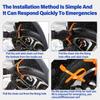 Snow Chain for Winter Tires Nylon Tie Straps Universal Fit for Cars SUV Off Road Vehicle Snow Traction Emergency Car Accessories