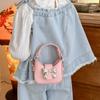 Kids Girls Cute Handbag Portable Bow Crossbody Bag