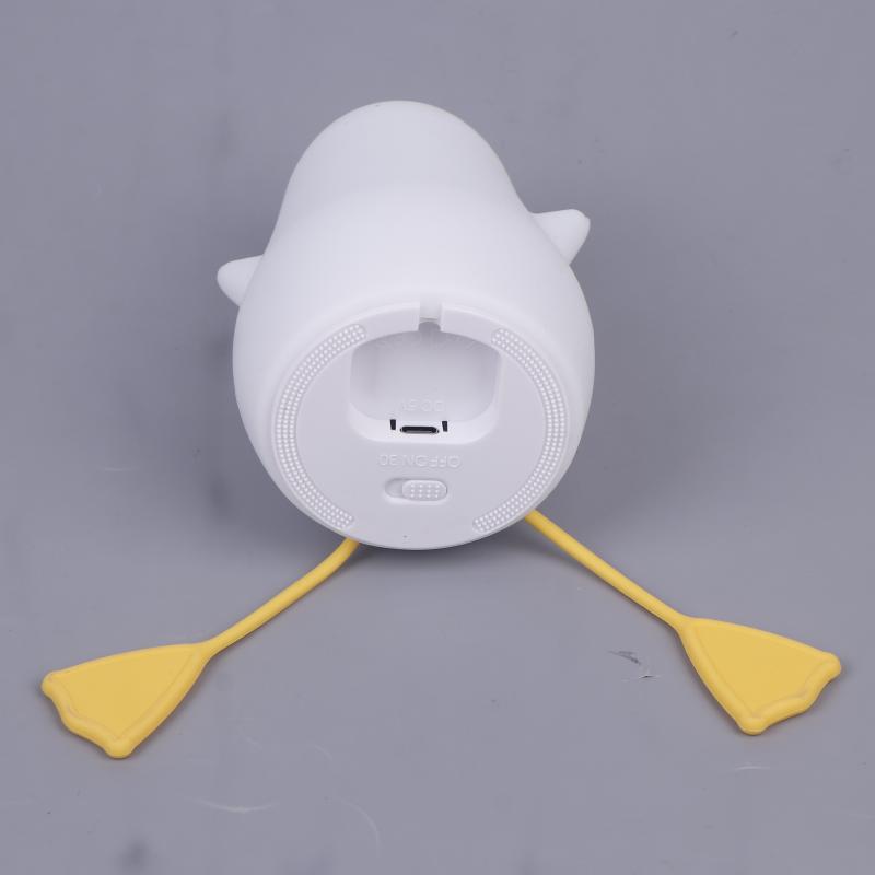 Cute Animal Silicone Lamp Duck Night Light For Kids Touch Control Dimmable Usb Rechargeable Bedside Bedroom Decor Birthday Gifts