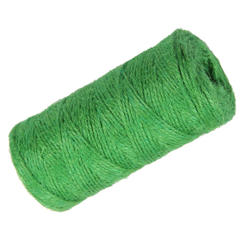 Versatile 100m Jute Cord 2mm String for Crafts DIY Gift Wrapping and Twine Rope Durable and Sustainable