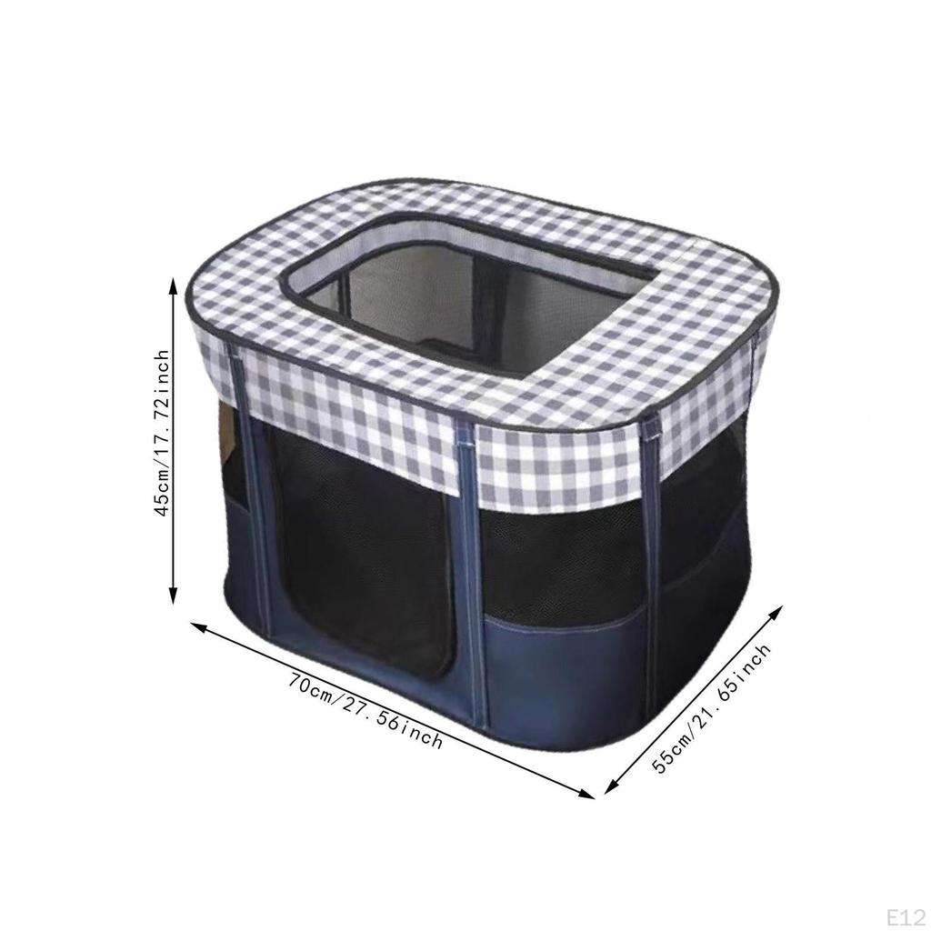 Cat Puppy Playpen Pet Supplies Playground Tent for Outdoor Ferret Rabbits M Yellow