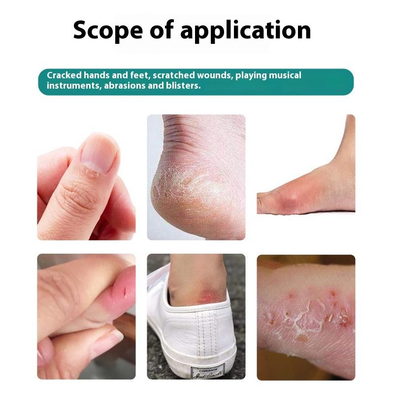 Heel Foot Fingers Care Stickers Protector Moisturizing Water Supplement Anti-Cracked Repair Dry Skin Heel Patch Adhesive Tape