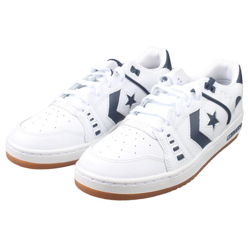 Converse As-1 Pro Casual, Comfortable and Versatile Non-Slip Low-Top Board Shoes Unisex White and Blue