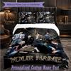 Personalized 3Pcs Bedding SetStray Kids Custom Text Duvet Cover Pillowcase Set Bedroom Gift