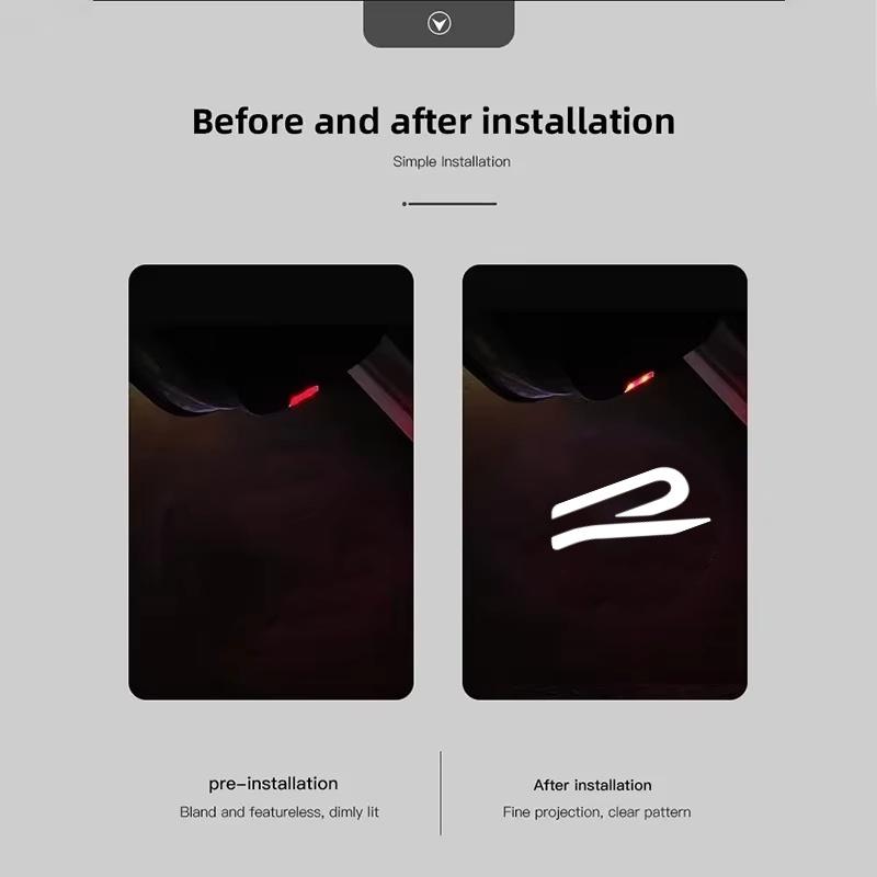 For VW Car Door Welcome Light Logo Projector Lights Accessories for Volkswagen Rline R Passat GOLF 4 5 6 7 8 GTI POLO Touareg