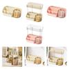 Makeup Desk Organizer Stylish Versatile Display Case Decorative Skincare Organiser for Counter Desktop Dresser Bathroom Perfume