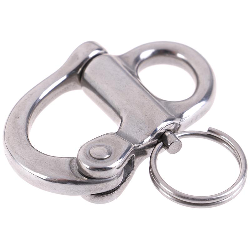 316 Stainless Steel Rigging Sailing Fixed Bail Snap Shackle Yacht Outdoor Living