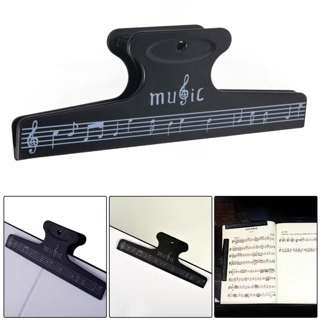 Sheet Music Clips Book Page Note Clip Music Score Fixed Clips Sheet Holder for Guitar Violin Musical Instrument Accessories