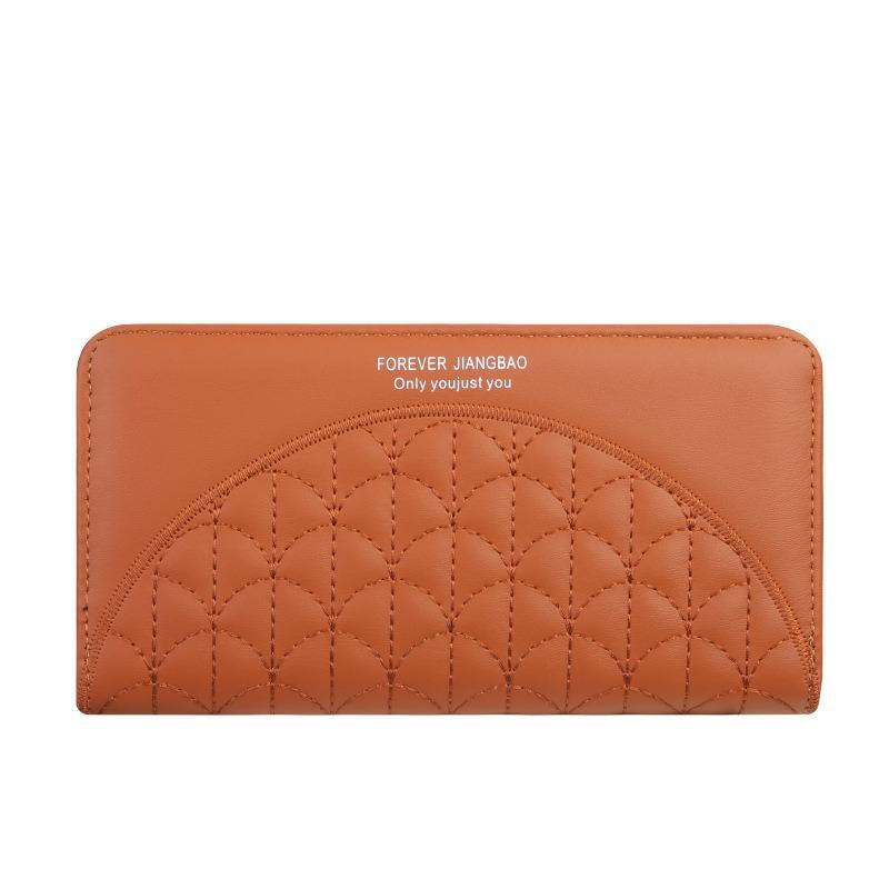 Damen Geldbörse Damen Lang Damen Clutch Tasche Handy Tasche Einzelner Reißverschluss Geldbörse Große Kapazität Kartenfach