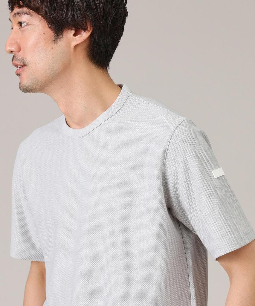 Takeo Kikuchi Men's Melange T-Shirt, Bishu Weave/Made In Japan, Light Gray (011) 04 (LL), 07031013