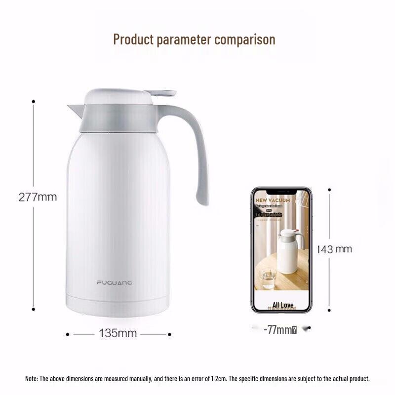 

FUGUANG Large Capacity 304 Stainless Steel Thermos with Temperature Display