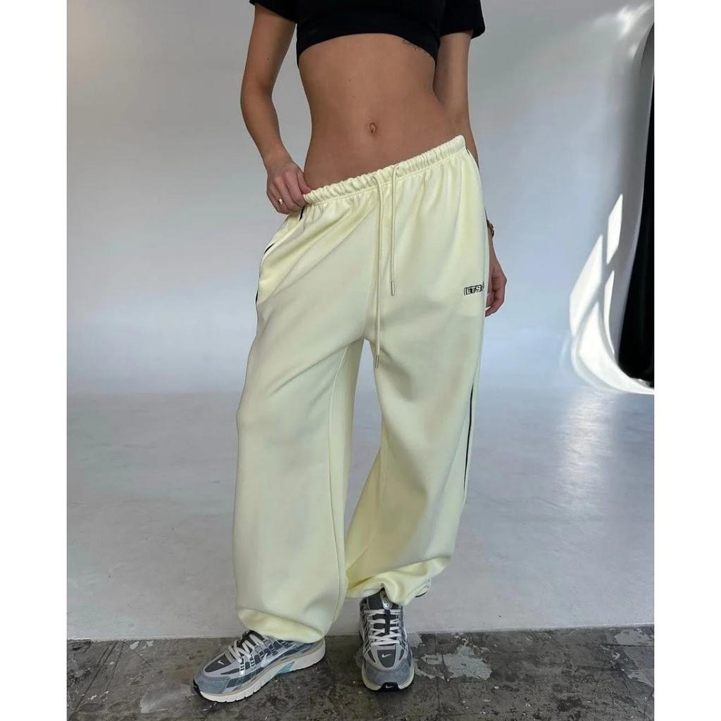VIONA Striped Wide Leg Sports Pants For Women In Spring And Autumn, Loose And Slimming, Straight Leg Casual Pants