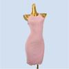 Export Single Spring and Summer Sleeveless Halter Knitting Silm Hip-Wrapped Short Dress Inner Wear Outer Wear Sexy Slimming Women