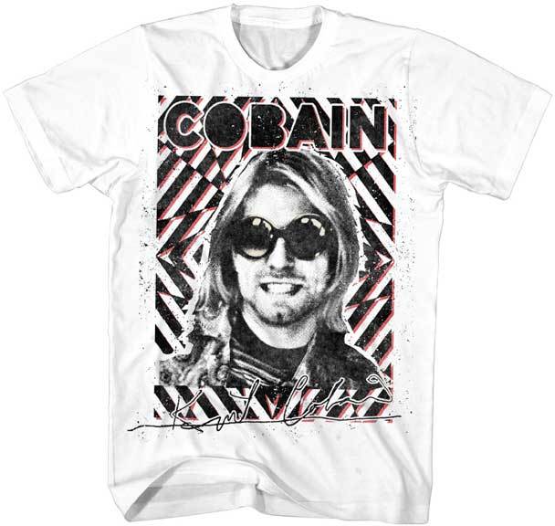 KURT COBAIN Psychedelic t shirt SMLXL2XL Brand New Official Merchandise S