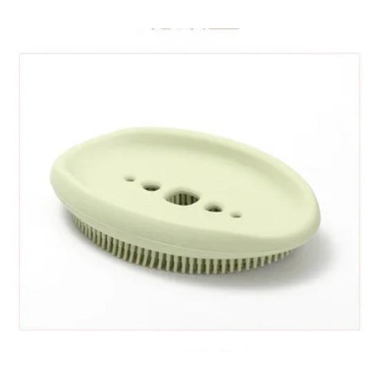 

Креативная двухсторонняя силиконовая мыльница, гибкая многофункциональная коробка для хранения мыла для ванной, кухни, щетки для мытья посуды