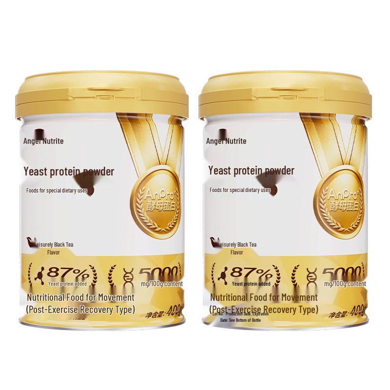 Angel Nutritech Selenium-Enriched Yeast Protein Powder - Black Tea Flavor