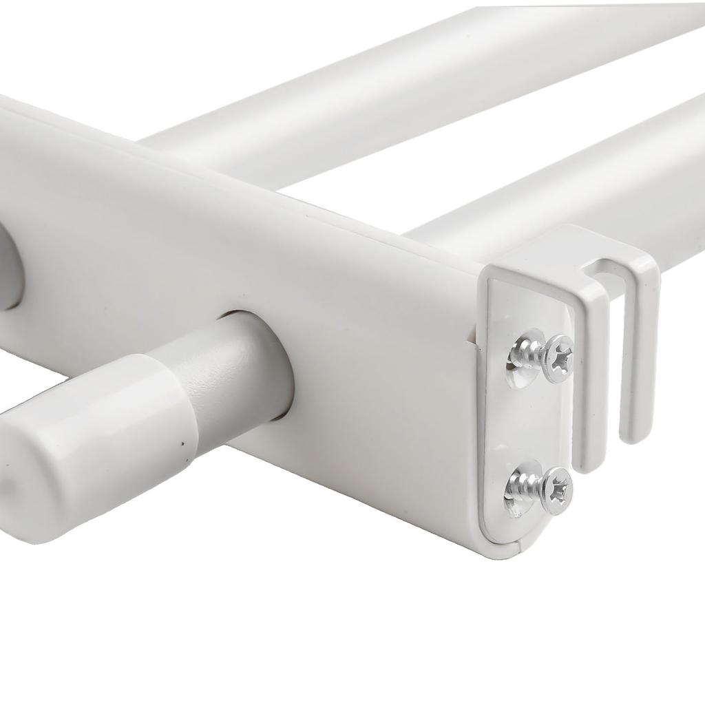 Bathroom Hanging Towel Rail Storage Holder Compatible with Radiators For 0 to 2m ABS and Carbon Steel for Towels