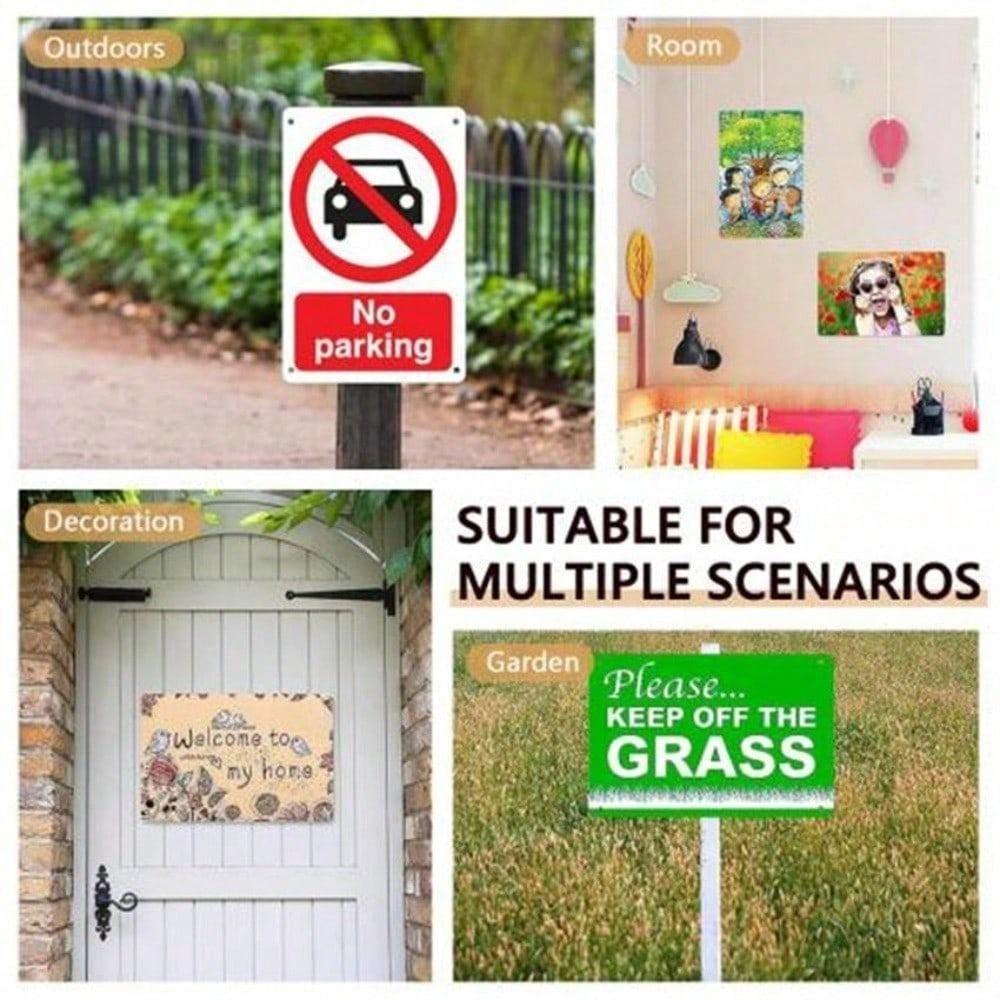 1pc Funny Carnival Metal Sign 8x12, Humorous Adult Game Warning Wall Decor, Novelty Party Art