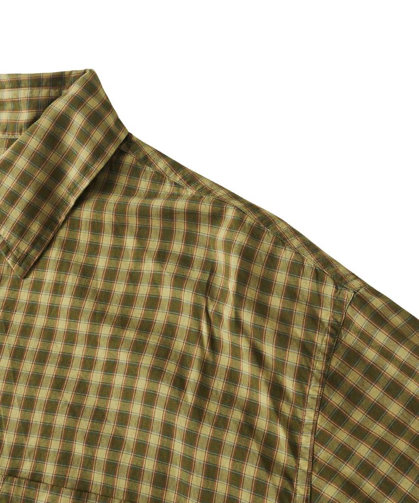 Digeule Le Mare Check Shirt Olive