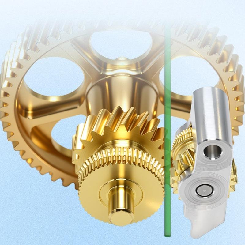Extruder Gear Kit Hardened Steel All Metal Drive Set with Aluminum Idler Arm for P2S 3D Printer Filament Feed Repair
