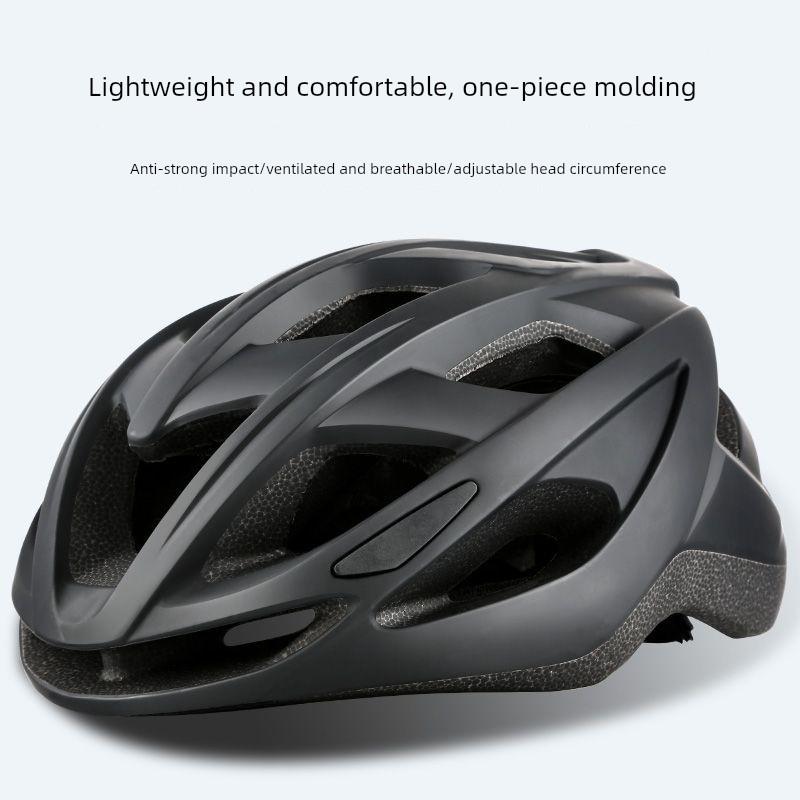 Adult Ultra-Light Cycling Helmet, One-Piece Mountain Bike Windproof and Breathable Safety Helmet, Unisex Cycling Equipment