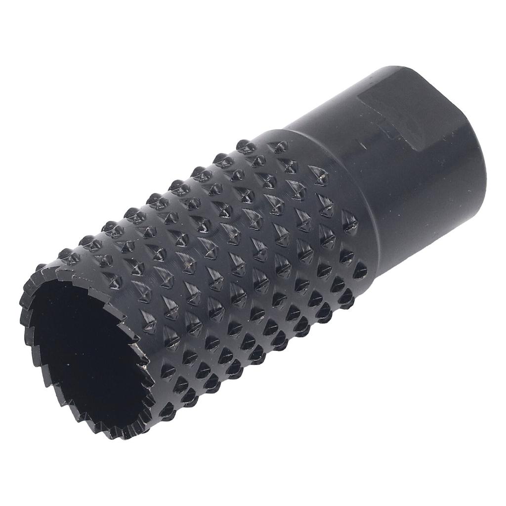 M10 Rotary Burr Rasp File Bit Black Polished Finish Wood Carving Hole Drill Bit for Angle Grinder