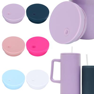 1Pcs 40Oz Sealing Bottle Cover Splash Spill Proof Plain Plastic Replacement Lid for Quencher H3.0 Multicolor Themos Cup