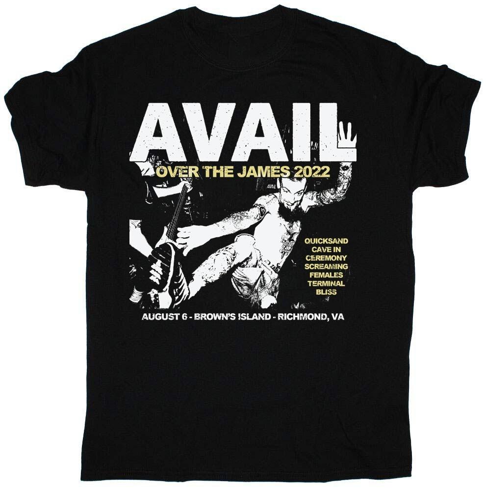 New! AVAIL Band Over The James Shirt Unisex Concert S to 5XL SN391 Unisex T-Shirt XXL