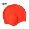 Long Hair Swim Cap Adults Silicone Swimming Cap, Waterproof Non-slip Elastic Pool Hat, Men Comfortable Women Ear Protection Bathing for Short