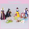 Enchanting Snow White And The Seven Dwarfs Evil Queen Prince Witch 8pc Pvc Figure Toy Doll Set