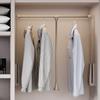 Emuca - Retractable Wardrobe Rail, Lift-up Rod, Fold-down Wardrobe for Cabinet, Adjustable Width