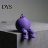 Short Leg Fruit Design 3D Printed Figure Collectible Figurine Cute Banana Orange Blueberry Cherry For Adults Shelf Ornament with Dangling Legs