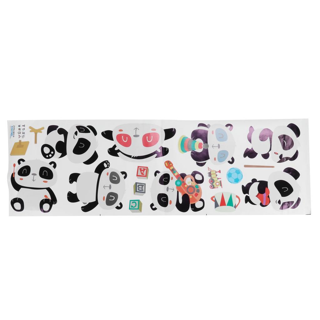 DIY Wall Sticker Cartoon Panda Animal Decals Living Room Bedroom Kindergarten Decoration