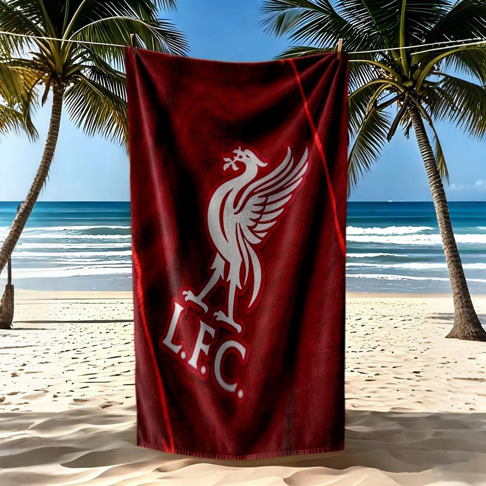Liverpool Football Club Beach Towel Quickdry Soft Microfiber Comfortable Lightweight