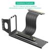 Vertical GPU Card Holder 3 Slot Metal Graphics Card Stand PCIE3.0 for Better Cooling Stability GPU Bracket