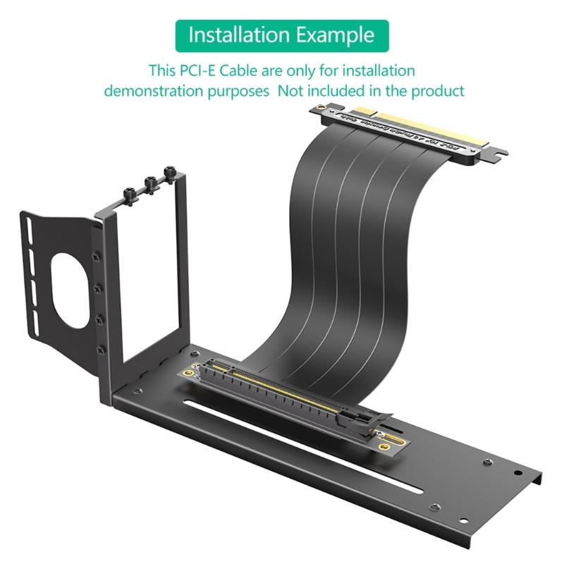 Vertical GPU Card Holder 3 Slot Metal Graphics Card Stand PCIE3.0 for Better Cooling Stability GPU Bracket