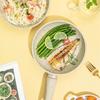 Non-Stick Medical Stone Frying Pan: Multi-Function, Steak & Pancake-Ready, Induction & Gas Compatible, Ideal for Baby Food.