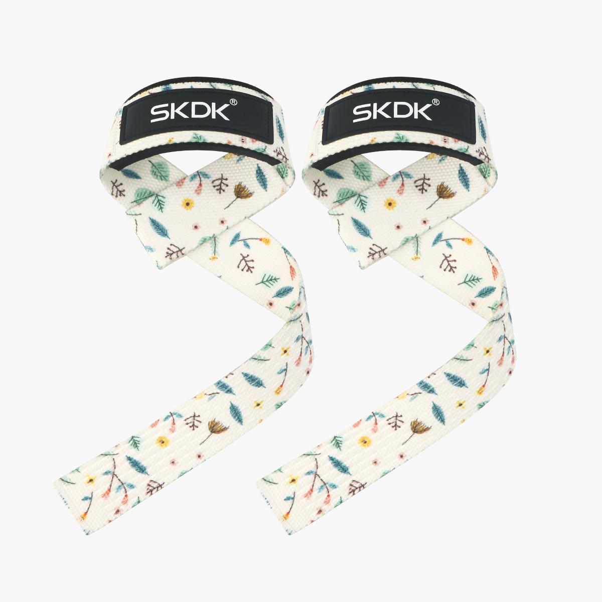 Skdk Weightlifting Straps Anti-Slip Silicone Lifting Wrist Straps Strength Training Deadlifts Crossfit Hand Grips Wrist Support