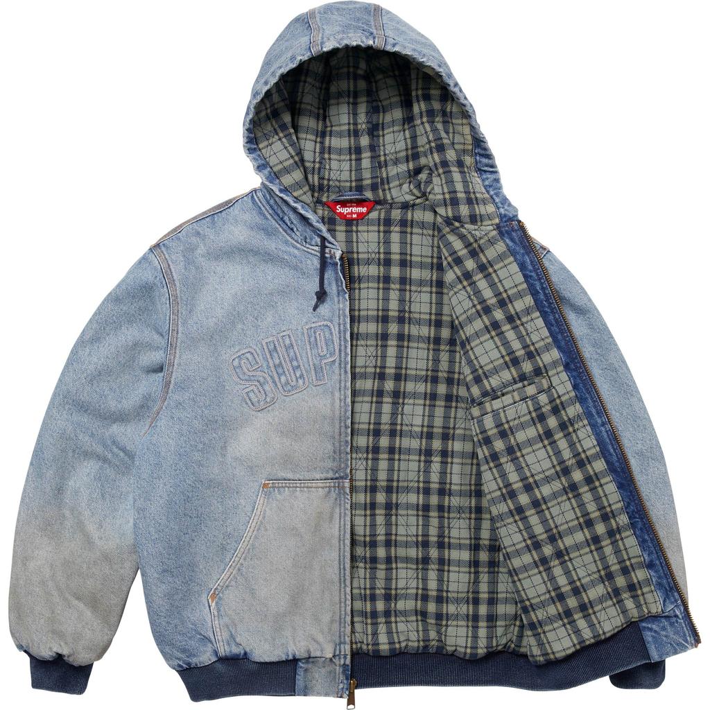 Supreme FW25 TÝDEN1 Reflexní Arc Hooded Pracovní Bunda Unisex SUP-FW25-007