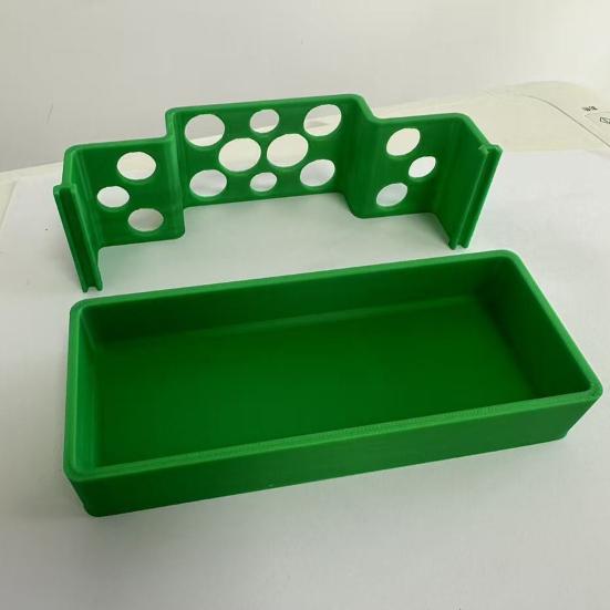 3D Printed Green Onion Planter 14 Holes Green Onion Hydroponic Regeneration Planter Holder Countertop Soilless Planting Box