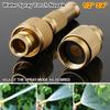 1Set Brass Plating Water Spray Torch Nozzle for Car Cleaning Flower Grass Watering