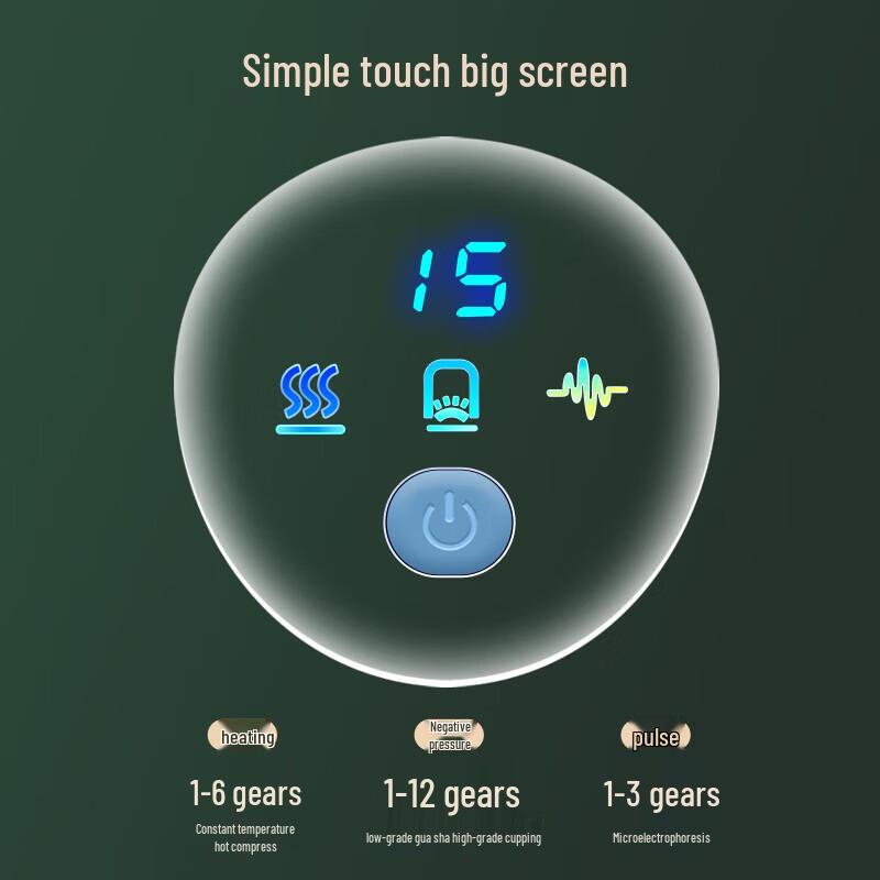 Rechargeable Electric Gua Sha & Cupping Device CN Plug (adapter Included)