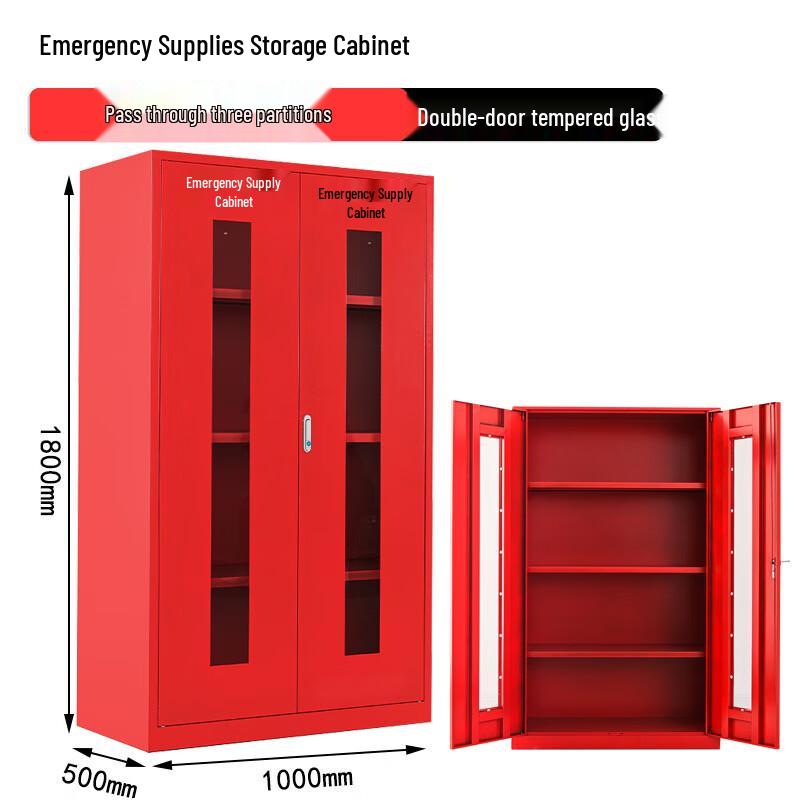 WEZHO Emergency Supply and Fire Rescue Storage Cabinet