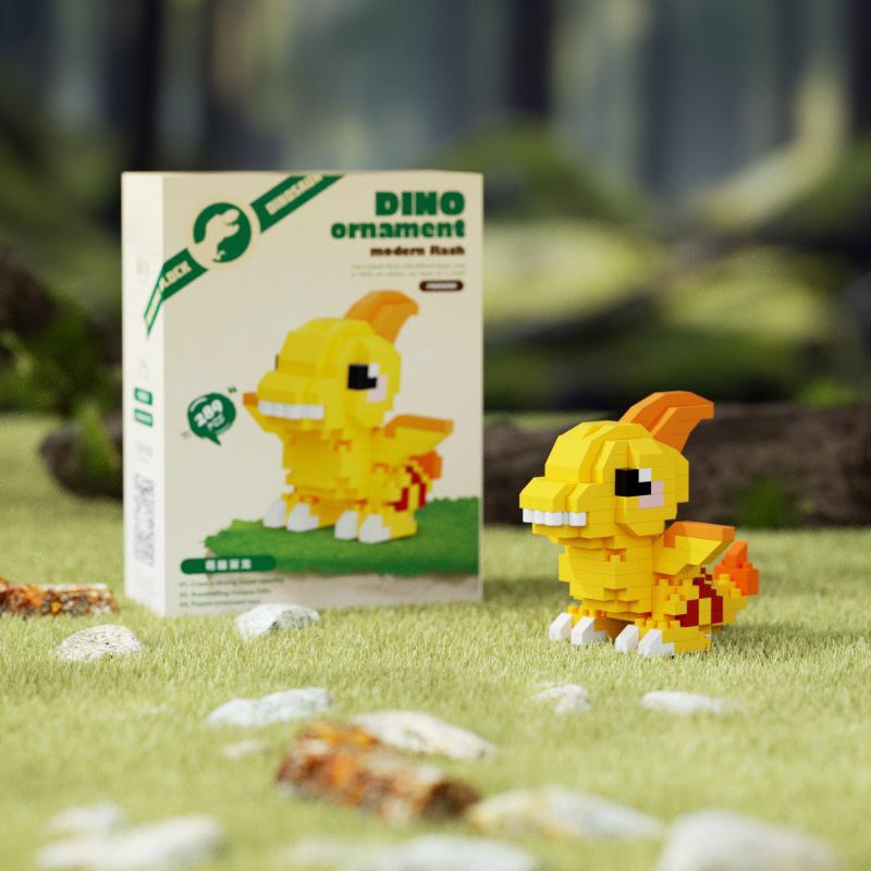 Dinasour Bricks Construction Set Adult Micro Building Blocks Toys for Children Boys 6 Year Birthday Gifts Mini Blocks Kids Toys